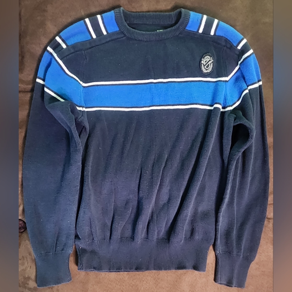 Long sleeves sweatshirt/men/blue